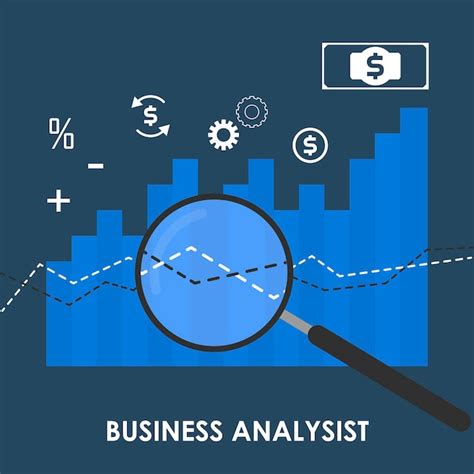 premium vector vector abstract illustration of business analysis concept