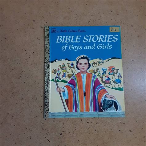 Vintage Little Golden Book Bible Stories Of Boys And Etsy
