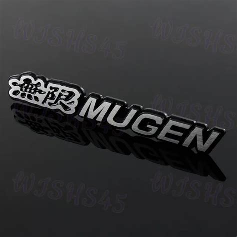 3d Car Trunk Spoiler Mugen 7 Emblem Badge Sticker Decal For Honda