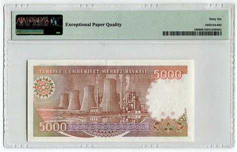 5000 Lira Turkey Numista