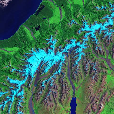 Retreat Of The Tasman Glacier