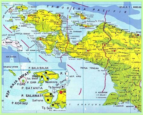 Gambar Peta Papua Lengkap Dengan Daftar Kabupaten Dan Kota Tarunas
