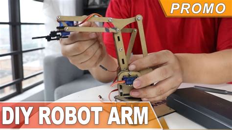 How To Make Diy Robot Arm Diy Kit For Arduino Youtube