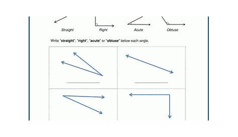 maths angles worksheet