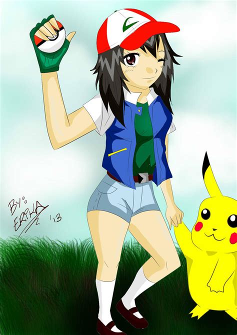 If Ash Were A Girl By Akire89 On Deviantart