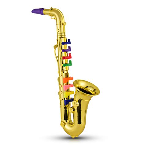 Docooler Musical Wind Instruments For Kidsabs Metal Gold Saxophone
