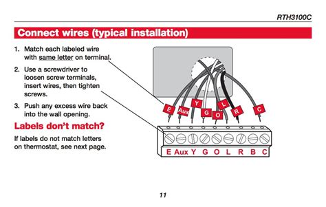 honeywell  programmable thermostat wiring diagram collection wiring diagram sample