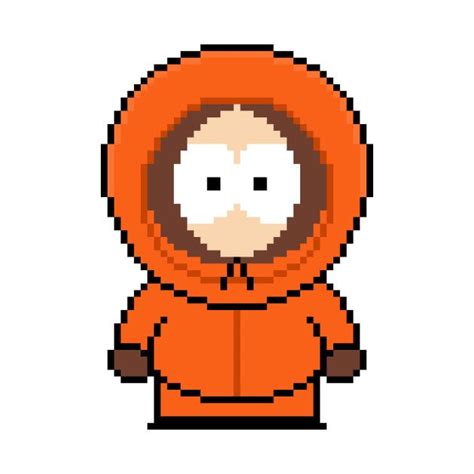 Kenny From South Park Pixel Art By Piloupixel Kenny South Park