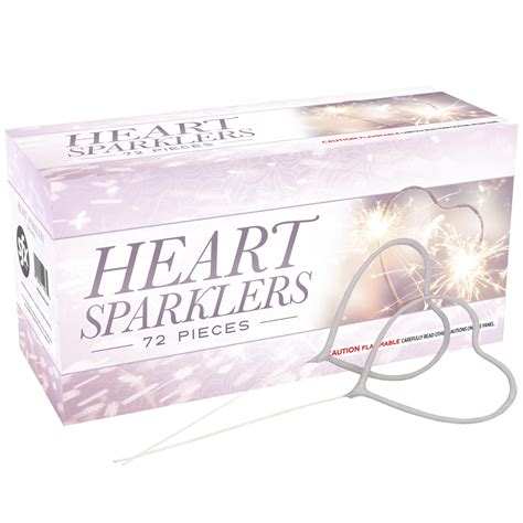 Heart Sparklers Sfx Wholesale