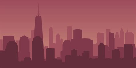 New York City Skyline Vector