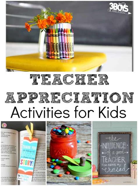 Cute Teacher Appreciation Kid Activities Teacher Appreciation Week