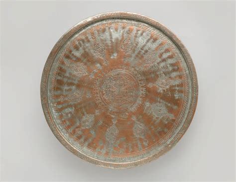 bonhams a safavid tinned copper tray persia 17th century