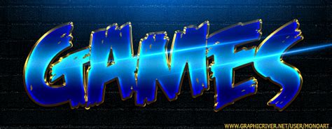Games Title Text Effect By M0n0art On Deviantart