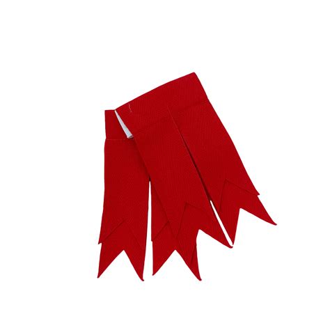 Scarlet Red Garter Flashes Lewis Turrells House Of Scotland Ltd