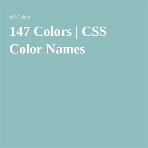 Free 5 Sample Css Color Chart Templates In Pdf Ms Word