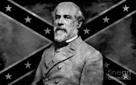 General Robert E Lee Confederate Flag Digital Art By Randy Steele Pixels