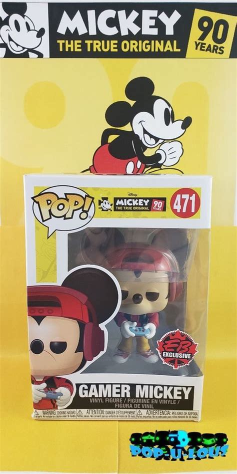 Funko Pop Disney Mickey 90 Years 471 Gamer Mickey Eb Games Exclusive