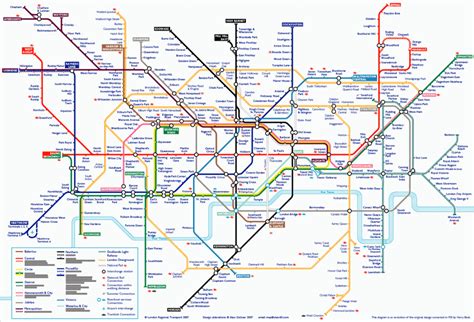 Tube Map London Printable Version