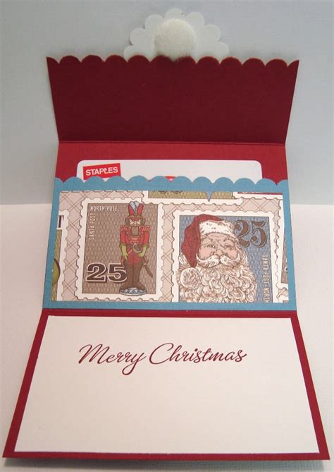 Stampin For Me Letters To Santa Gift Card Holder