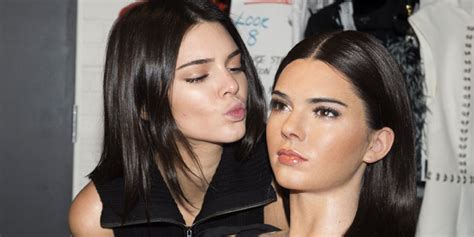 Kendall Jenner Comes Face To Face With Her Madame Tussauds Wax Figure Kendall Jenner Just