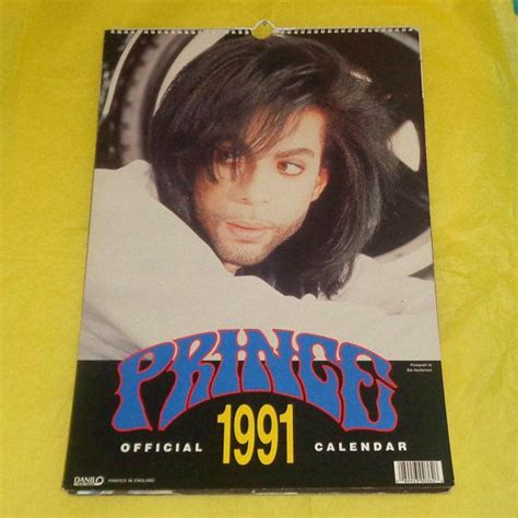 Rare Prince The Artist Formally Known Official 1991 Danilo 12 Month