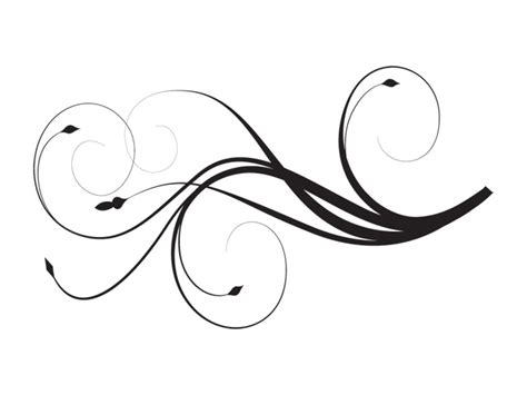 Flower Swirl Tattoo Designs Clipart Best