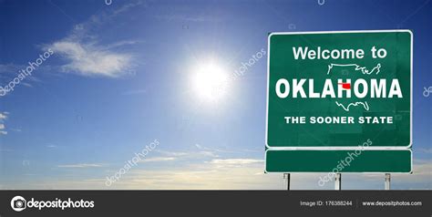 Oklahoma Welcome Road Sign Stock Photo By ©katy89 176388244