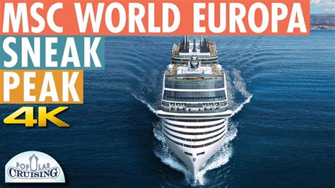 Msc World Europa Preview ~ Msc Cruises ~ New Cruise Ship Tour Youtube