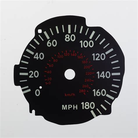 Supra KMH to MPH Conversion Dial for imported / exported vehicle. Part