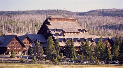 The Old Faithful Inn National Park Lodge Architecture Society