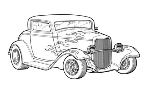 Hot rod to print coloring pages are a fun way for kids of all ages to develop creativity focus motor skills and color recognition. Pin by Theresa Tiano on lowrider and other cars to color ...