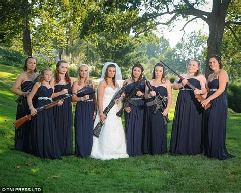 Americans Proudly Brandish Guns During Marriage Ceremonies Daily Mail