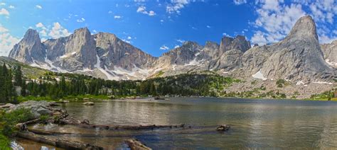 Amazing Panorama Of The Cirque Of The Towers In The Wind River Range