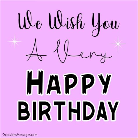 Best Short Birthday Wishes Occasions Messages