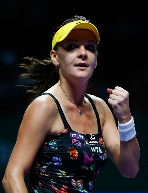 Agnieszka Radwanska Wta Finals In Singapore Vs Petra Kvitova Celebmafia