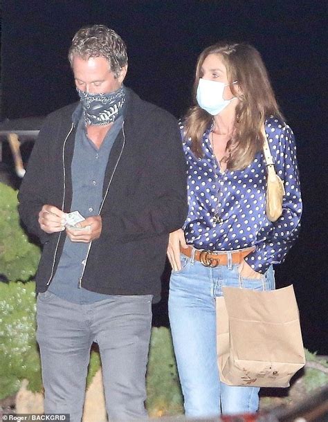 Cindy Crawford And Husband Rande Gerber Mask Up For Date Night At Sushi