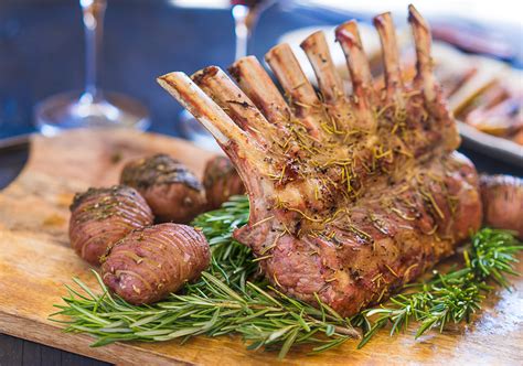 Quickly searing the racks and then grilling them over low heat makes the lamb perfectly browned outside and pink within. Juicy and Delicious Grilled Rack of Lamb - Anna Voloshyna