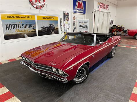 1969 Chevrolet Chevelle Convertible Big Block See Video Stock