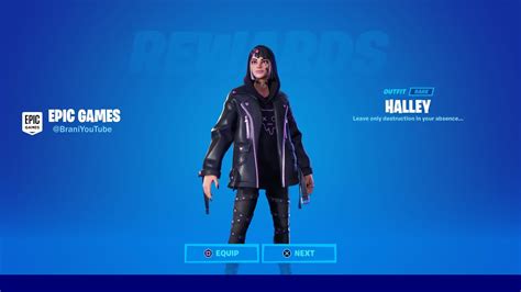 How To Get New Halley Skin In Fortnite Youtube