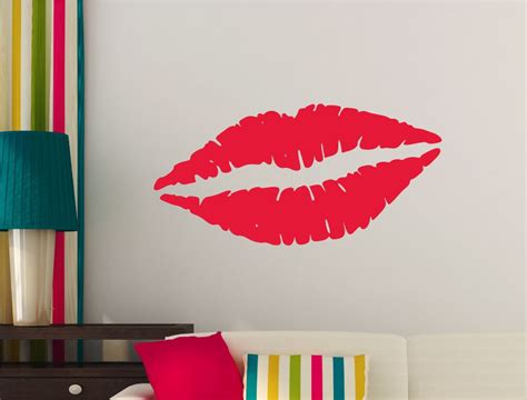 Lips Wall Sticker Wall Stickers Sticker Wall Art Wall Stickers Bedroom