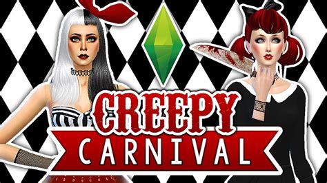 The Sims 4 Create A Sim ♢ Creepy Carnival ♢ Youtube
