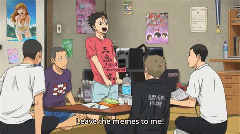 Haikyuu Season 2 Leave The Memes To Me Tanaka Ryunosuke