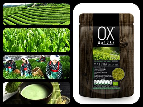 Ox Nature Organic Matcha Green Tea Premium 100 Pure Tea Leaf