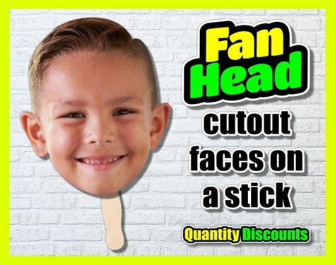 Photo Face Cutout Surprise Birthday Giant Heads Party Face Custom Face