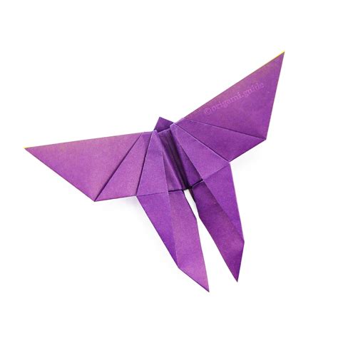 Handmade Origami Butterfly Process Video Tutorial Paper 312