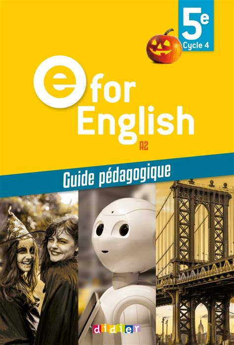 E for English 5e (éd. 2017) - Guide pédagogique - version papier