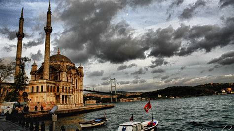 Boat Sea Vehicle Istanbul Mosque Islam Ortak Y Mosque Waterway