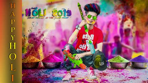 Happy Holi 2019 Photo Editing Picsart And Lightroom Background Change