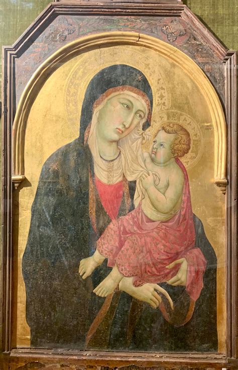 Ugolino Di Nerio Madonna Col Bambino E Santi Guide Artistique De