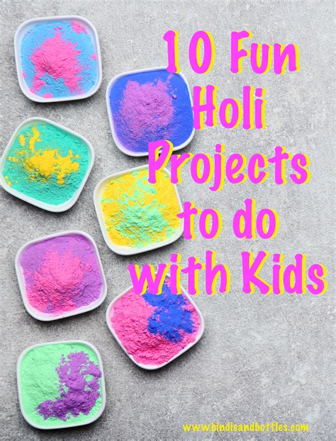 10 Fun Holi Projects To Do With Kids Bindis And Bottles